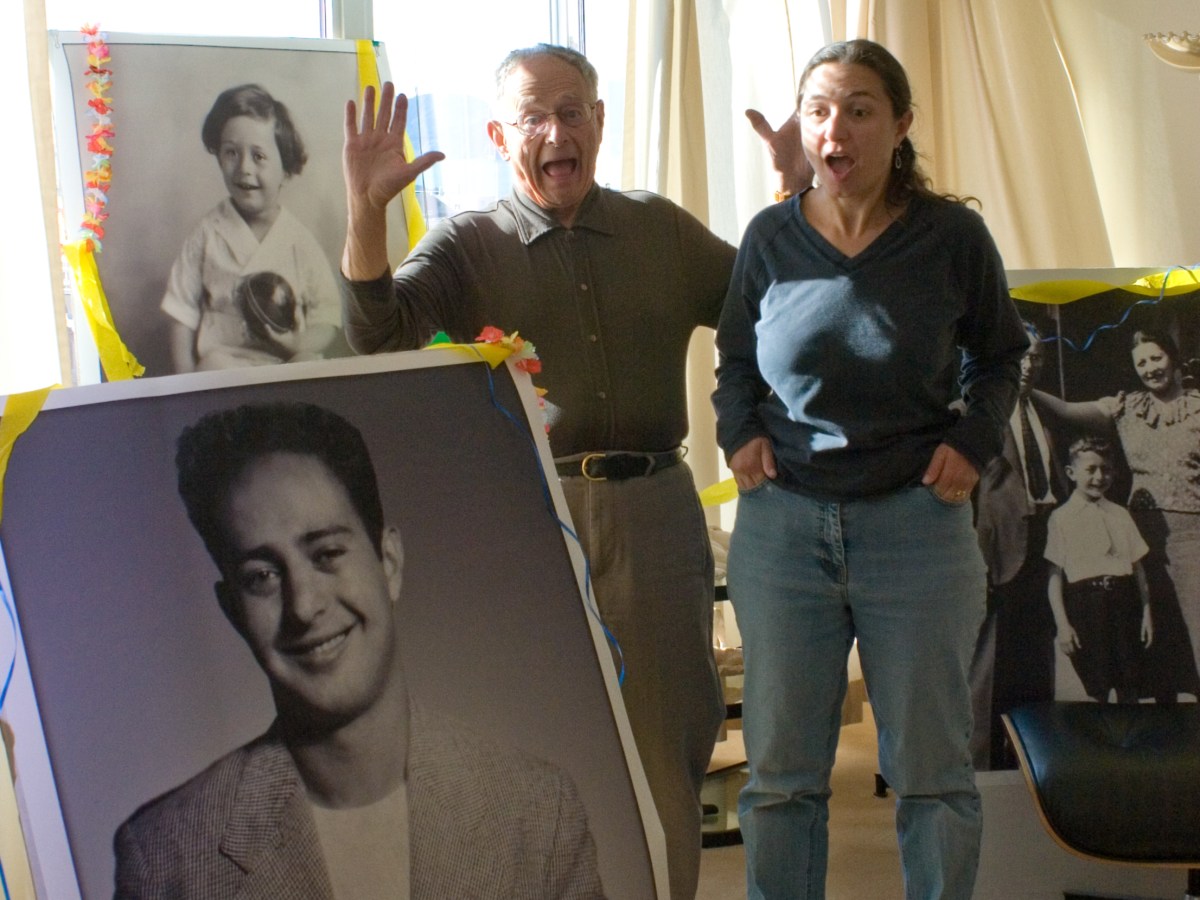 Sol and Abby Feign  Surprise on Sol’s&nbsp;80th.